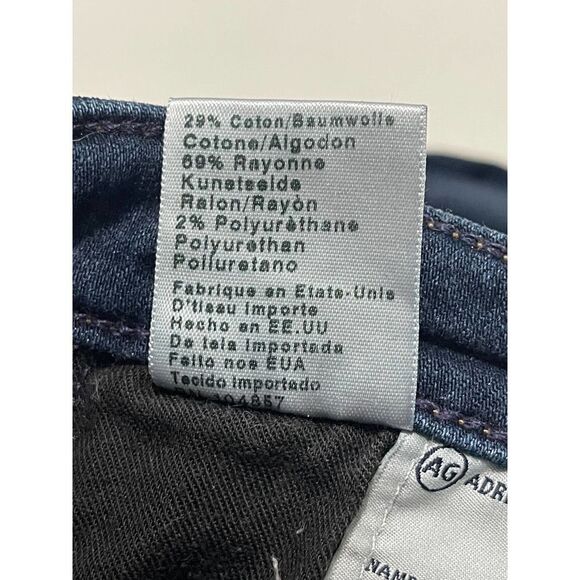 AG Adriano Goldschmied Super Skinny Legging Jeans Dark Wash Mid‎ Rise Women's 27 - Picture 12 of 15